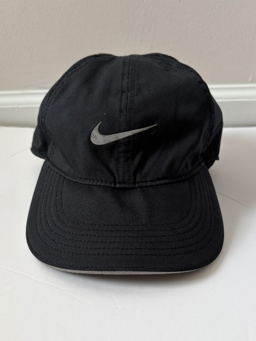 Nike Featherlight Dri-FIT Hat OSFA Black Running Performance Cap